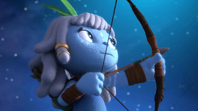 La niña que apuntó a la Luna